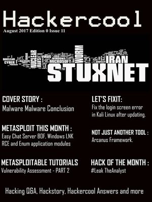 cover image of Hackercool Aug 2017